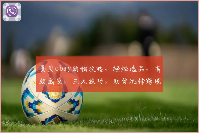 易贝ebay购物攻略，轻松选品，高效成交，三大技巧，助你玩转跨境电商